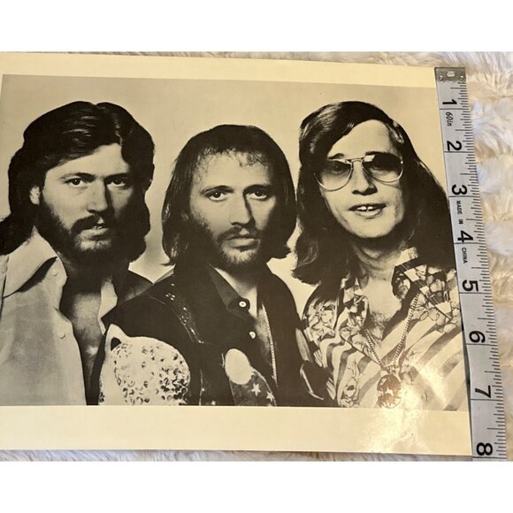The Bee Gees Musical Group Black & White Celebrity Wall Poster Print 10"L X 8"H - Picture 4 of 5